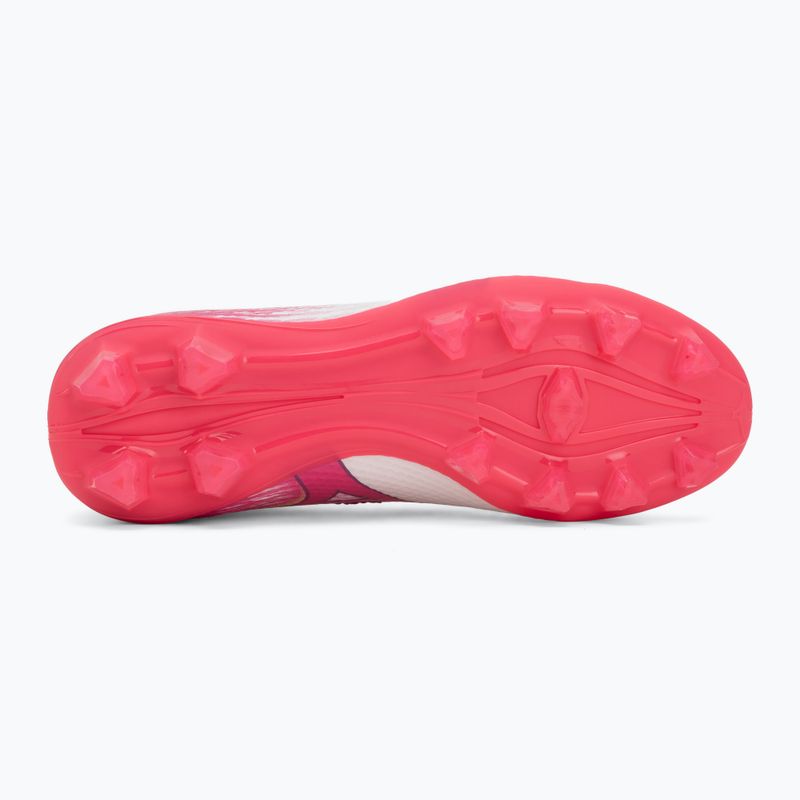 Buty piłkarskie dziecięce Mizuno Alfa III Select Jr FG white/fuchsia purple 4