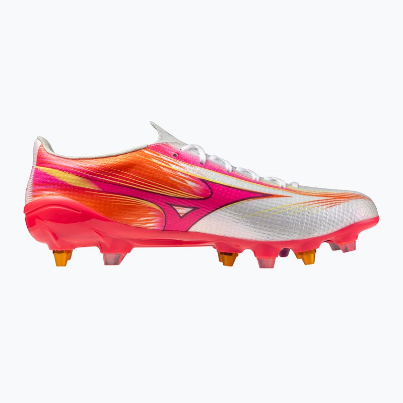 Buty piłkarskie Mizuno Alpha III Japan Mix white/fuchsia purple 2
