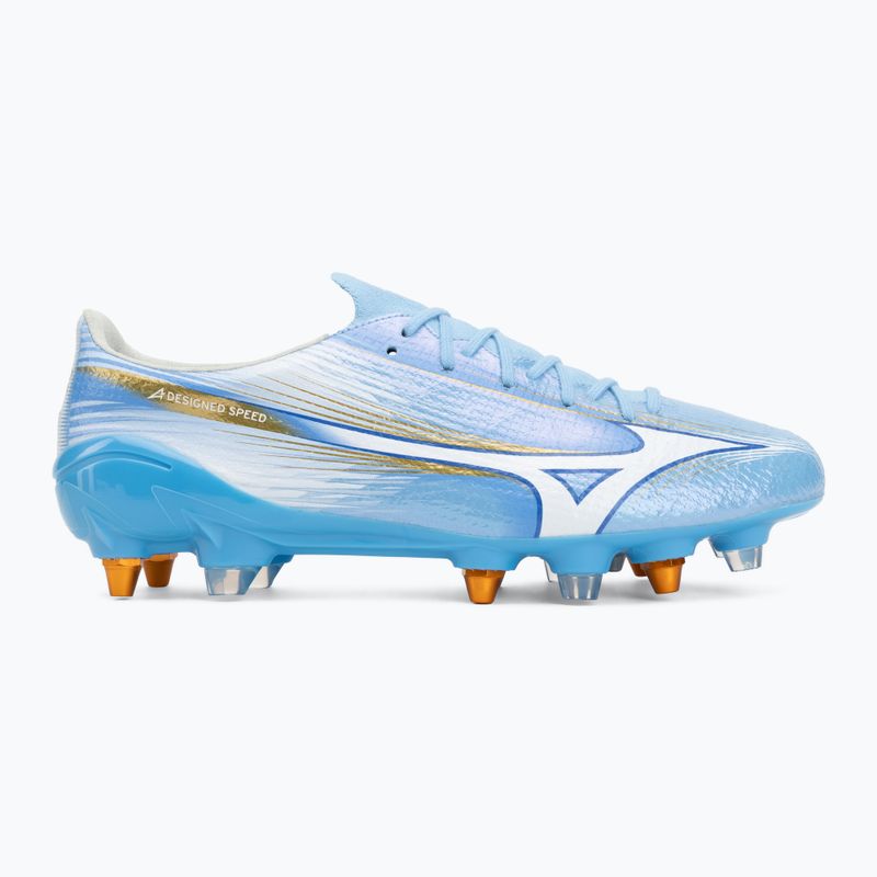 Buty piłkarskie Mizuno Alfa III Elite Mix celeste/white 2