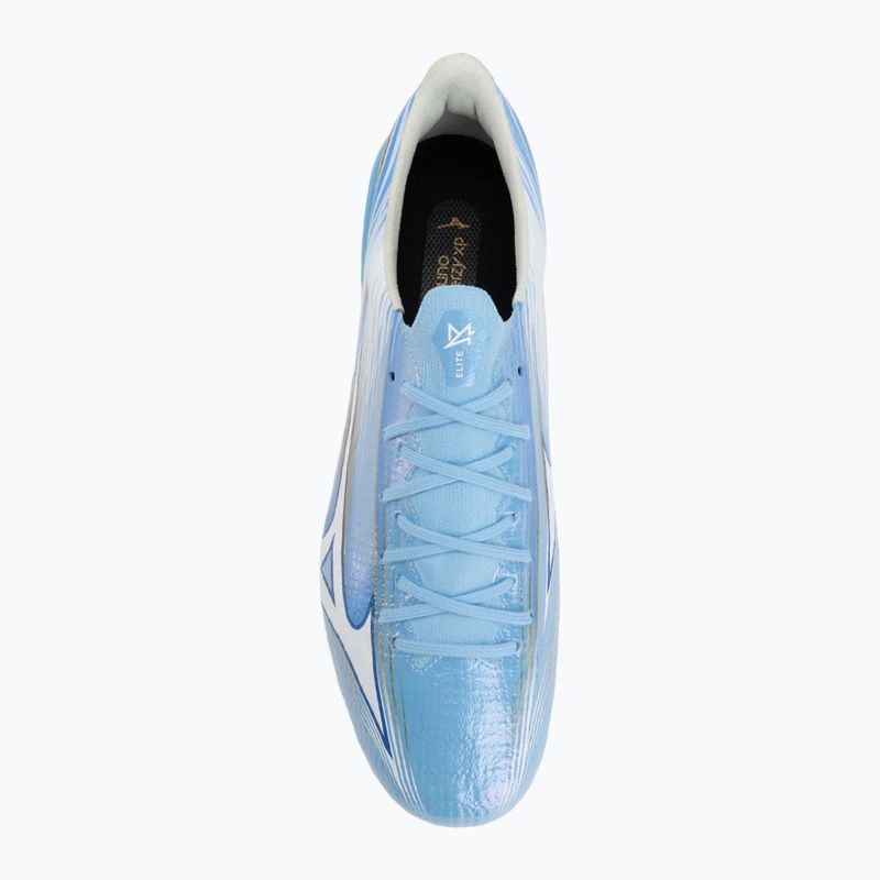 Buty piłkarskie Mizuno Alfa III Elite Mix celeste/white 5