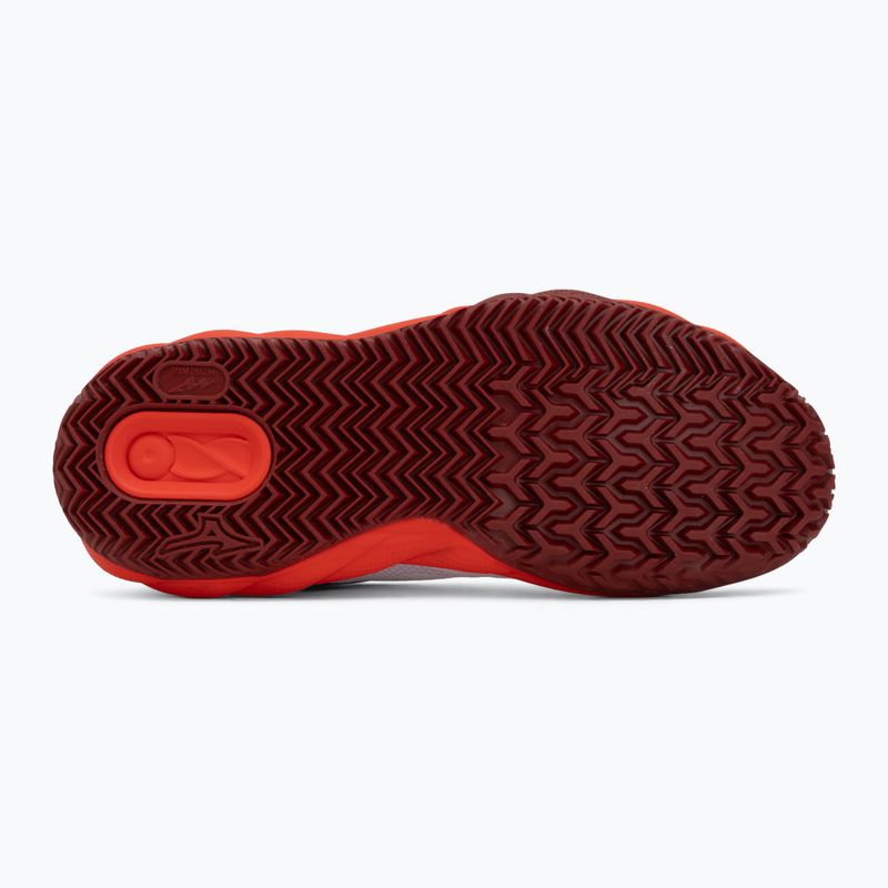Buty do tenisa męskie Mizuno Wave Enforce Court CC fiery red/white/sun-dried tomato 4