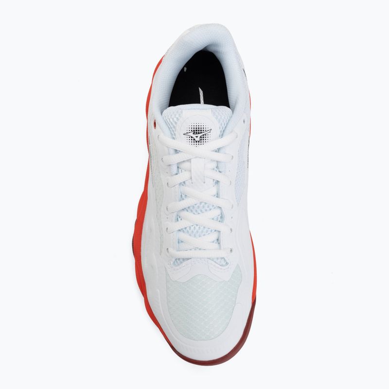 Buty do tenisa męskie Mizuno Wave Enforce Court CC fiery red/white/sun-dried tomato 5