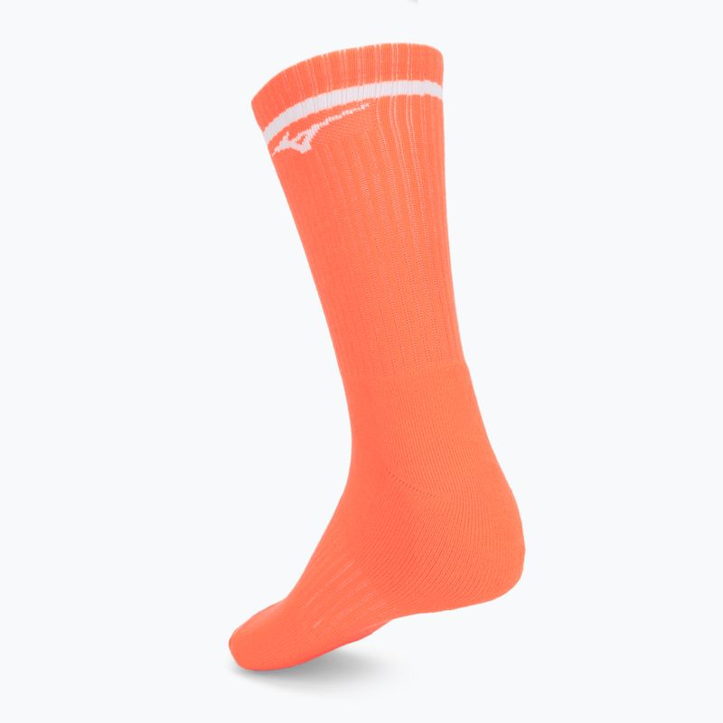 Skarpety Mizuno Training With Line Lava Orange 2