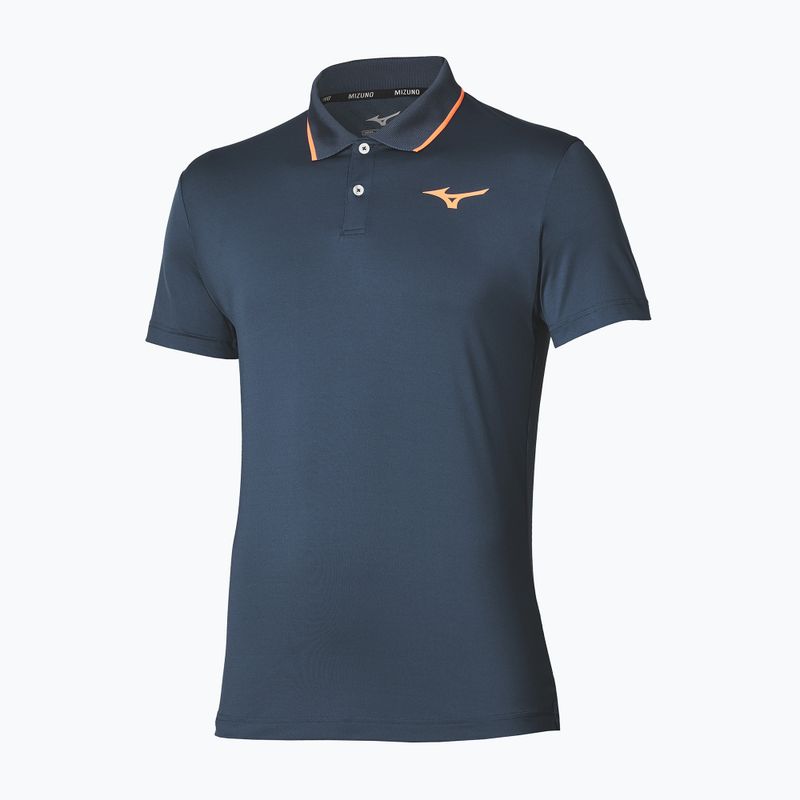 Koszulka tenisowa męska Mizuno Tennis Short Sleeve Polo insigna blue