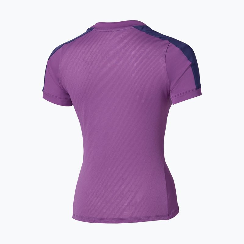 Koszulka tenisowa damska Mizuno Tennis Short Sleeve Tee dahlia 2