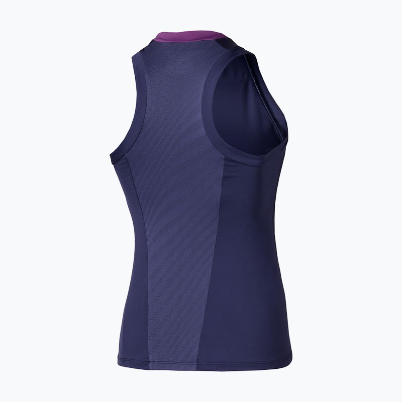 Koszulka tenisowa damska Mizuno Tennis Tank beacon blue 2
