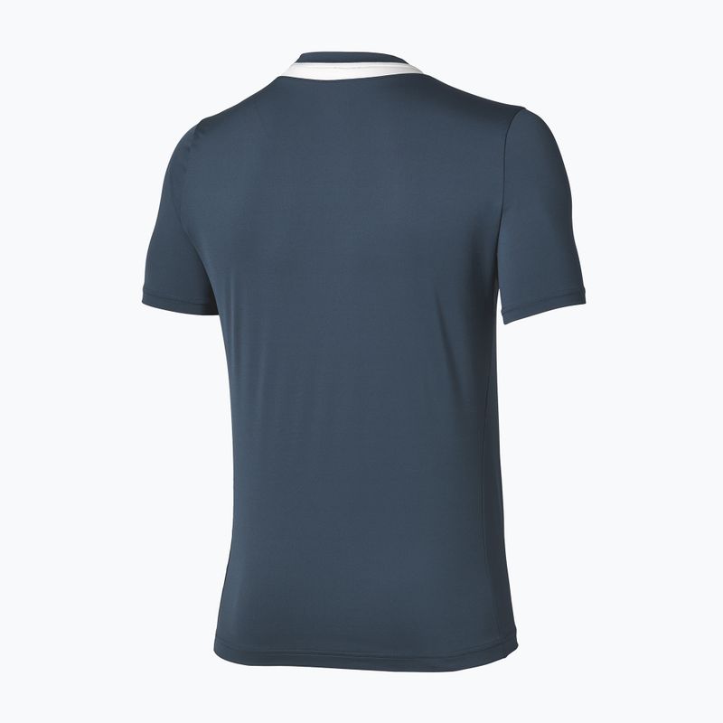 Koszulka tenisowa męska Mizuno Tennis Core Short Sleeve Tee insigna blue/cloudscape 2
