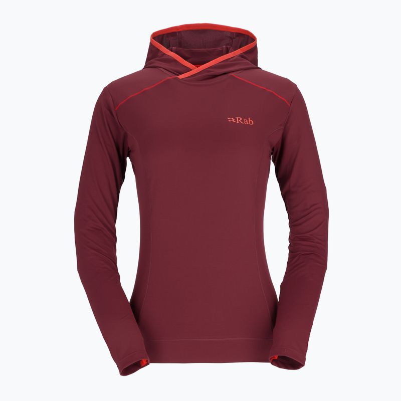 Bluza trekkingowa damska Rab Force Hoody deep heather 5