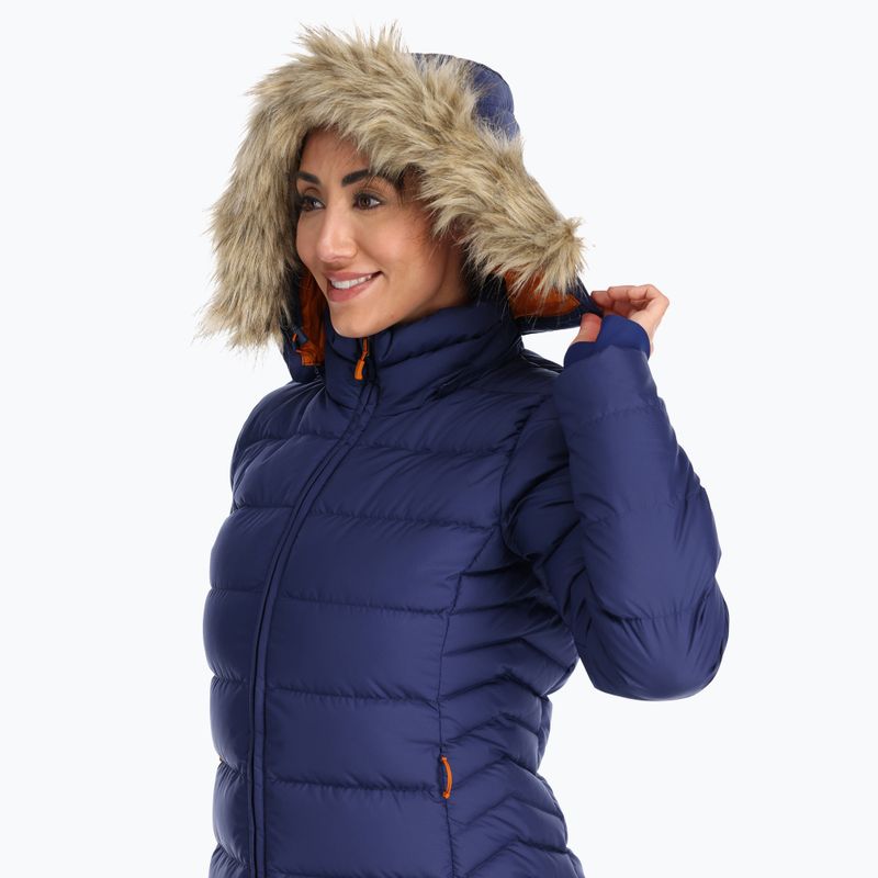 Płaszcz puchowy damski Rab Deep Cover Parka patriot blue 4