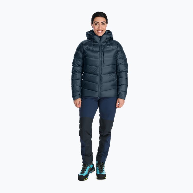 Kurtka puchowa damska Rab Axion Pro orion blue 4