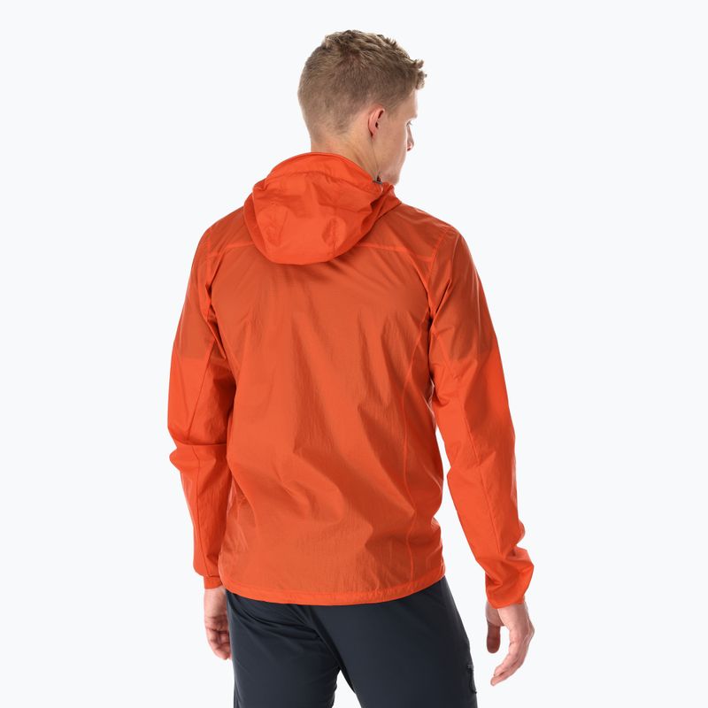 Kurtka przeciwwiatrowa męska Rab Vital Hoody firecracker 2