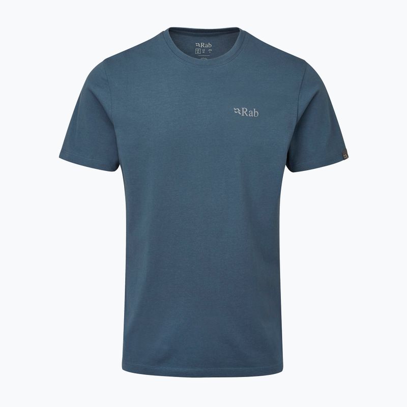 Koszulka męska Rab Stance Mountain Peak orion blue 4