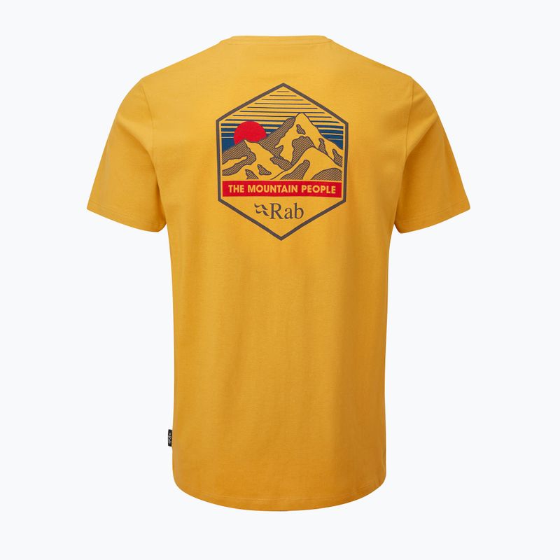 Koszulka męska Rab Stance Mountain Peak sahara 5