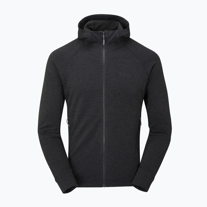 Bluza trekkingowa męska Rab Nexus Hoody black 4