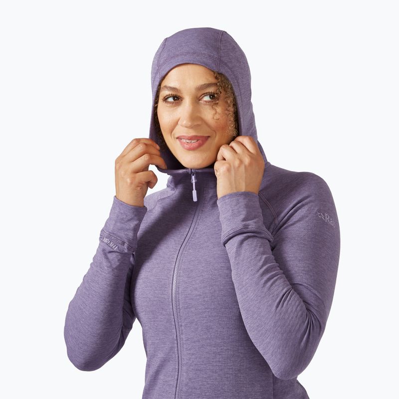 Bluza damska Rab Nexus Hoody purple sage 6