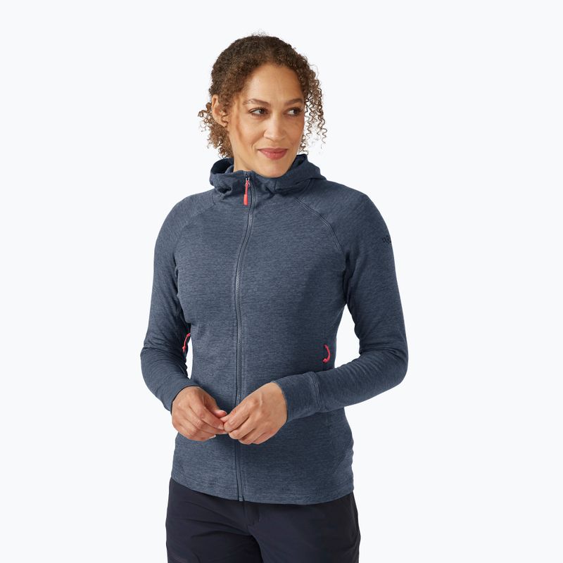 Bluza damska Rab Nexus Hoody steel