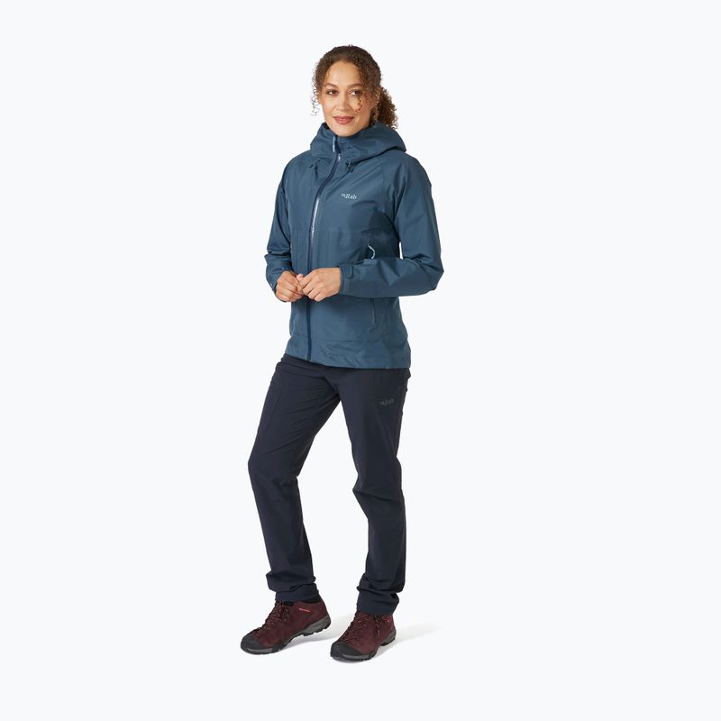 Kurtka przeciwdeszczowa damska Rab Namche Paclite orion blue 3