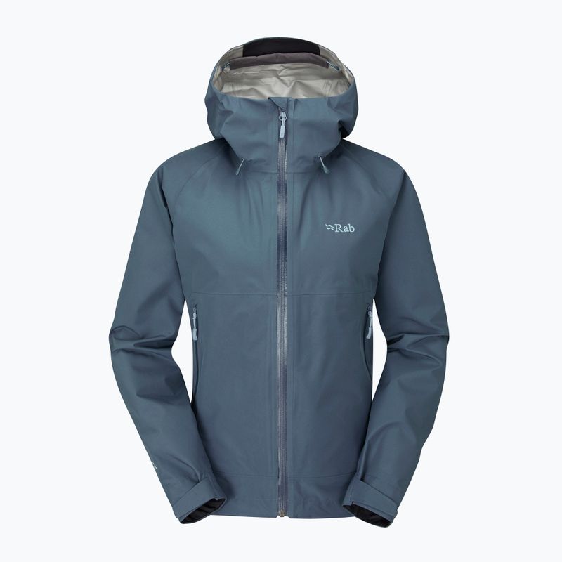 Kurtka przeciwdeszczowa damska Rab Namche Paclite orion blue 4