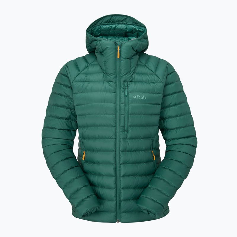 Kurtka puchowa damska Rab Microlight Alpine green slate 2