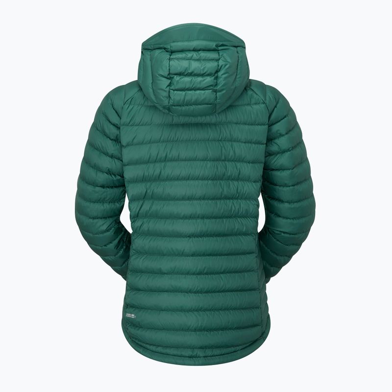 Kurtka puchowa damska Rab Microlight Alpine green slate 3