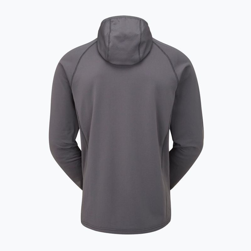 Bluza męska Rab Superflux Hoody graphene/firecracker 10