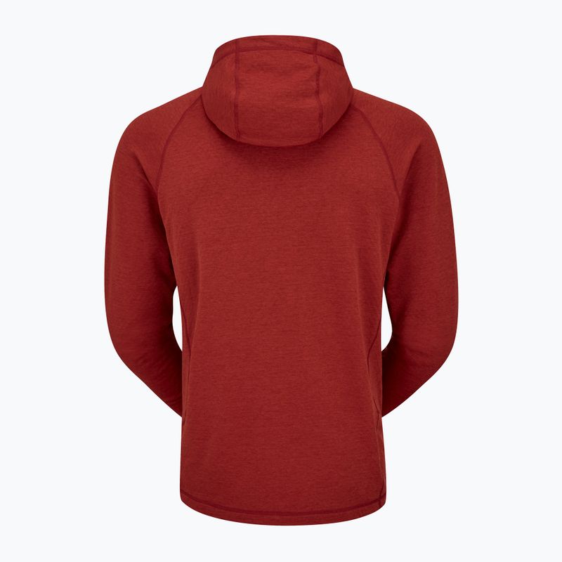 Bluza męska Rab Nexus Hoody tuscan red 6