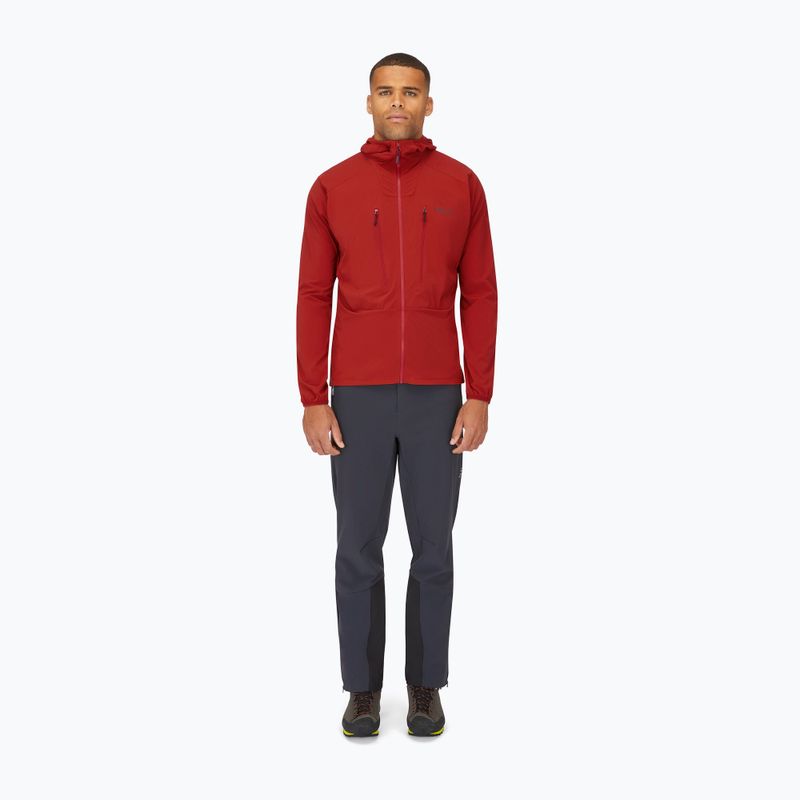 Kurtka softshell męska Rab Borealis tuscan red 2