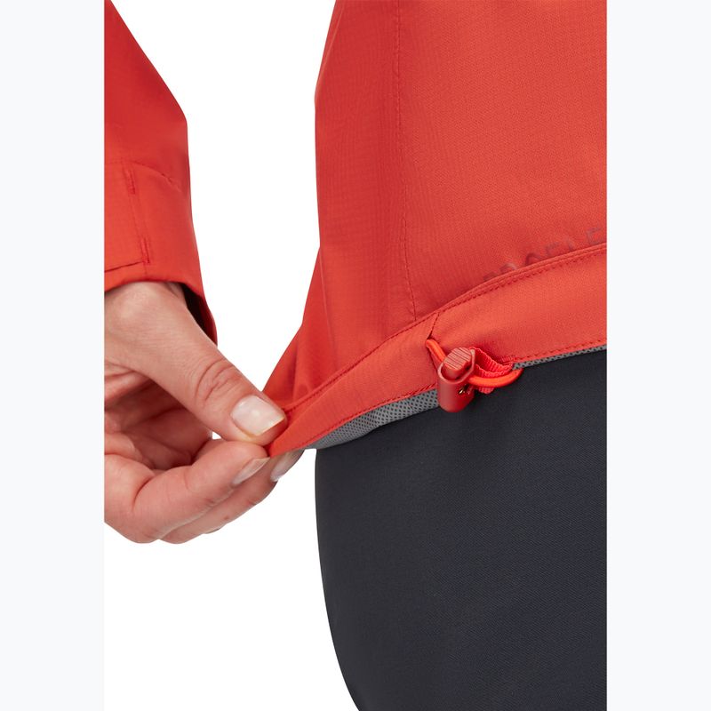 Kurtka przeciwdeszczowa damska Rab Downpour Light red grapefruit 10