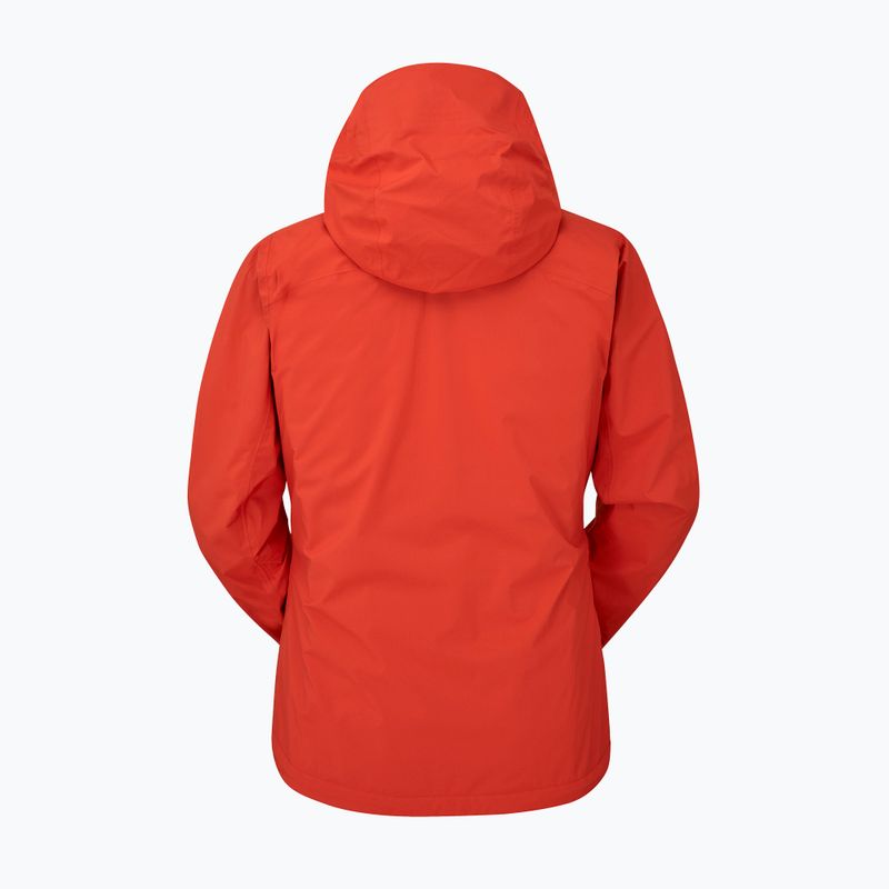 Kurtka przeciwdeszczowa damska Rab Downpour Light red grapefruit 12