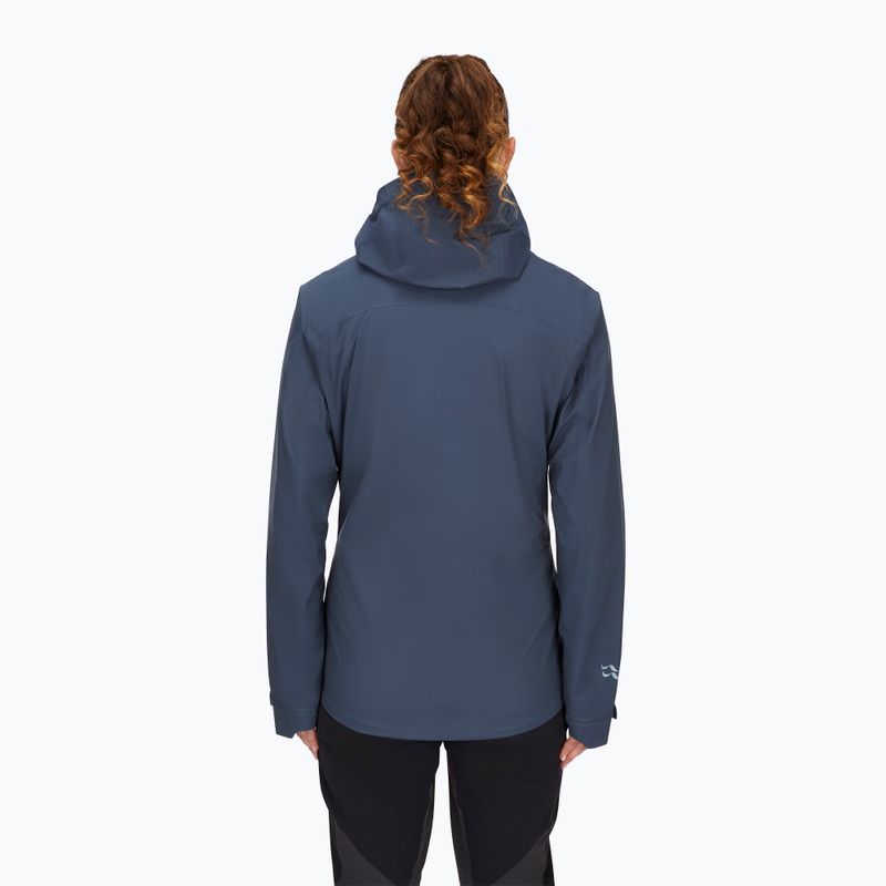 Kurtka przeciwdeszczowa damska Rab Downpour Light tempest blue 3