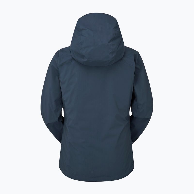 Kurtka przeciwdeszczowa damska Rab Downpour Light tempest blue 6