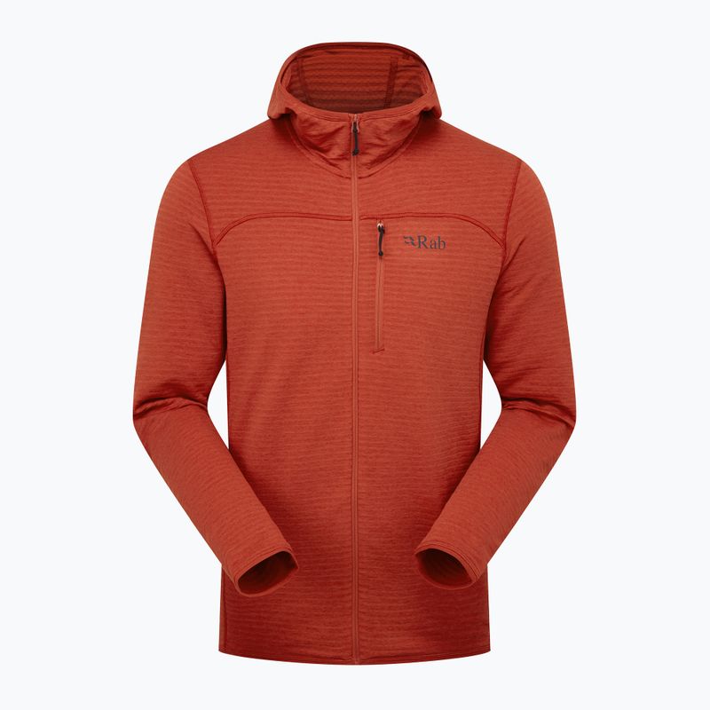 Bluza męska Rab Ascendor Light Hoody tuscan red 4