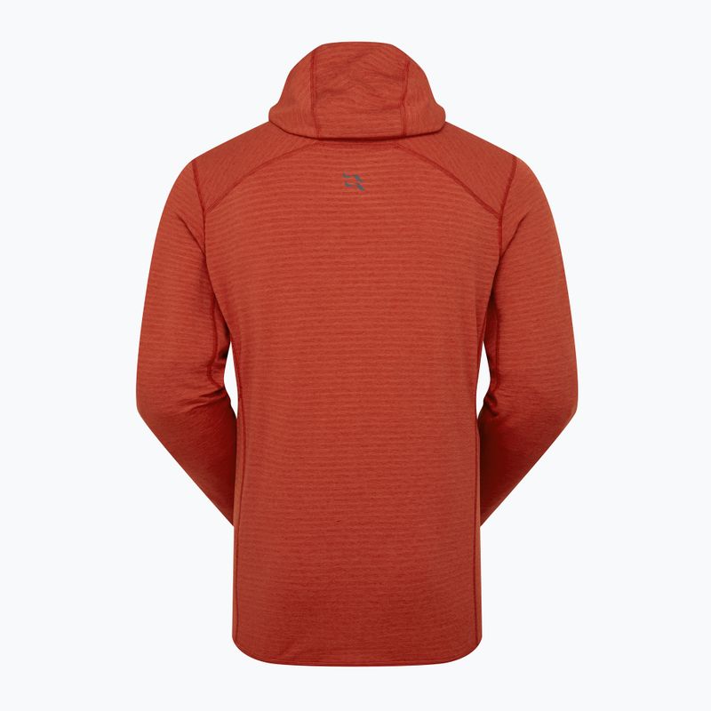 Bluza męska Rab Ascendor Light Hoody tuscan red 5