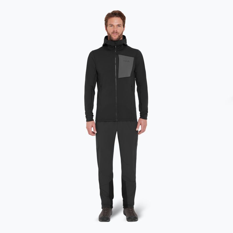 Bluza męska Rab Superflux Hoody black QFG-13-BLK 2