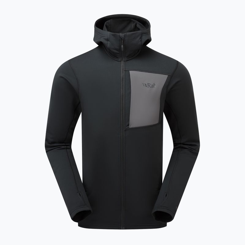 Bluza męska Rab Superflux Hoody black QFG-13-BLK 4