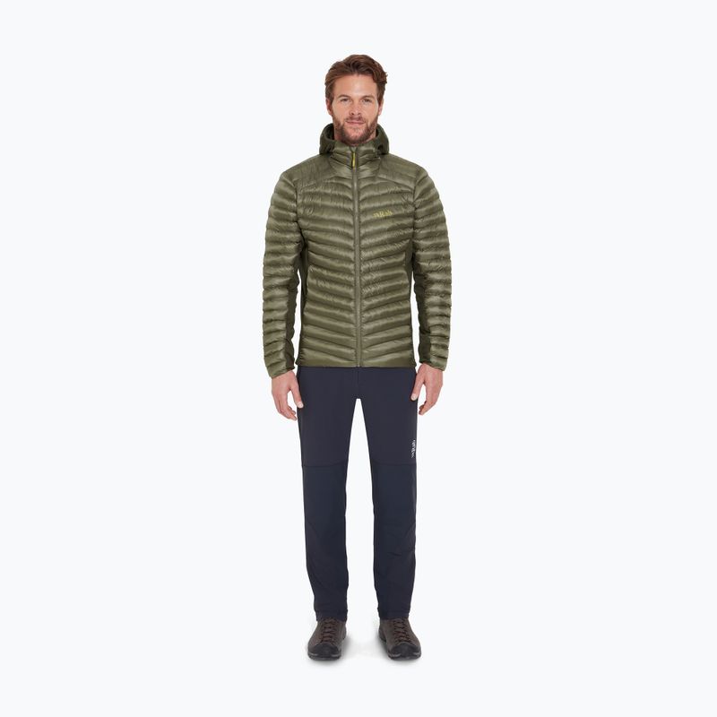 Kurtka ocieplana męska Rab Cirrus Flex Hoody light khaki/army 2