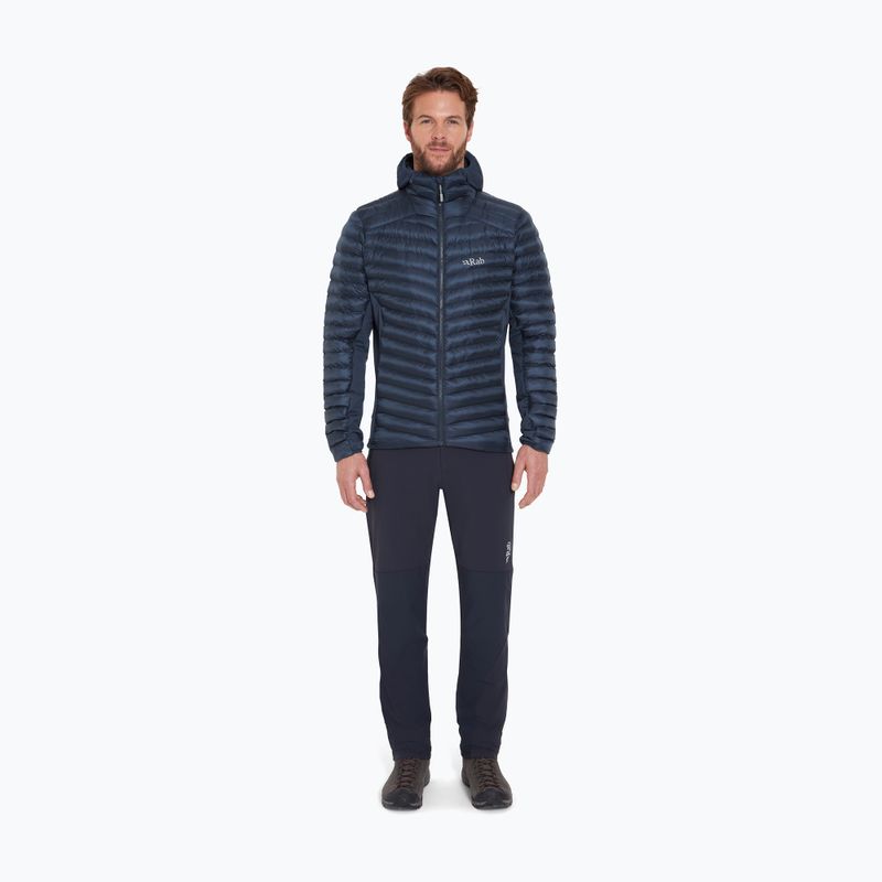 Kurtka ocieplana męska Rab Cirrus Flex Hoody tempest blue 2