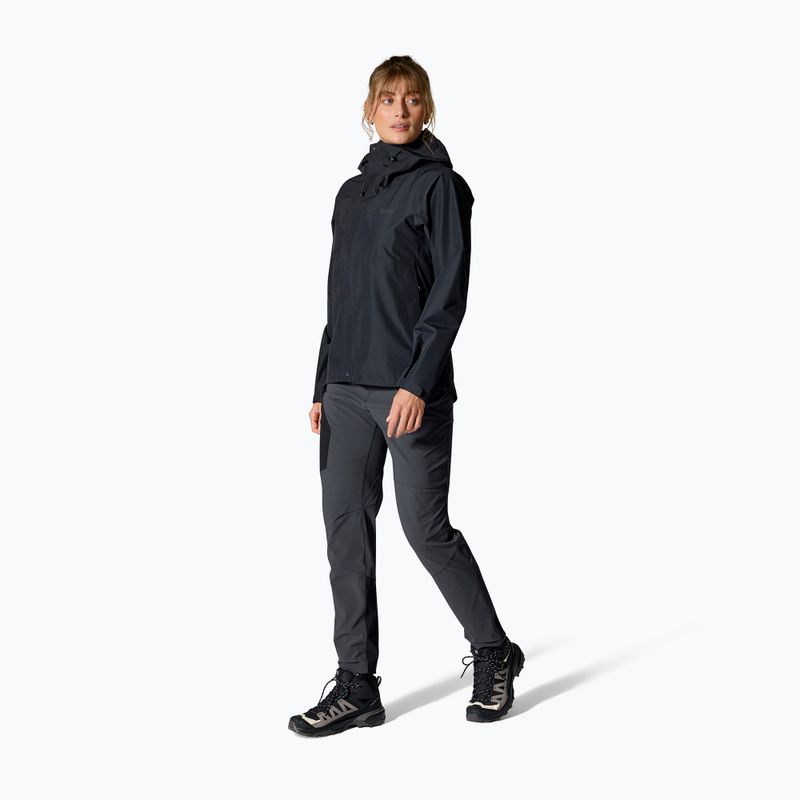 Kurtka przeciwdeszczowa damska Rab Downpour black 2