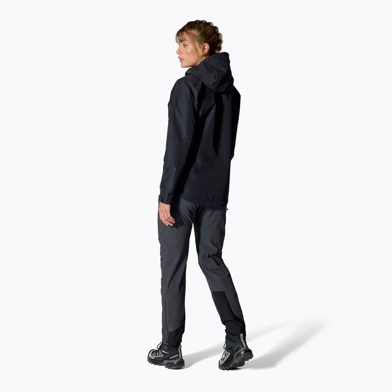 Kurtka przeciwdeszczowa damska Rab Downpour black 3