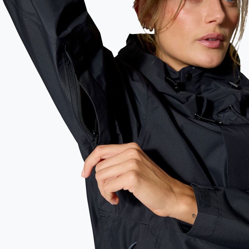 Kurtka przeciwdeszczowa damska Rab Downpour black 8