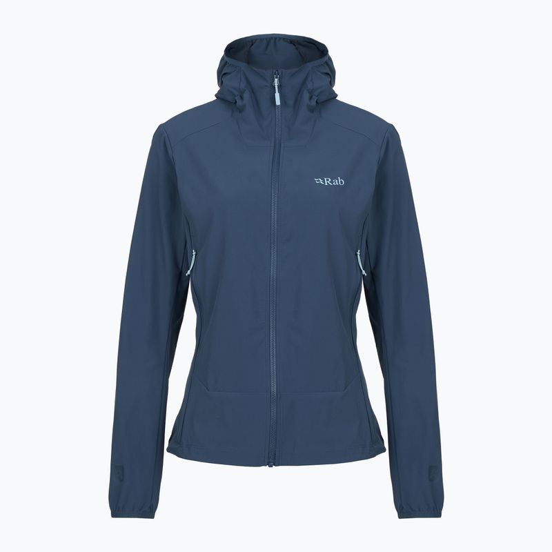Kurtka softshell damska Rab Borealis Hoody tempest blue