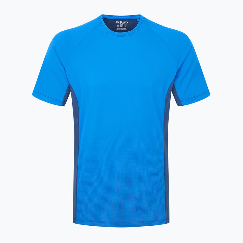 Koszulka męska Rab Trail Tee maya blue/tempest blue