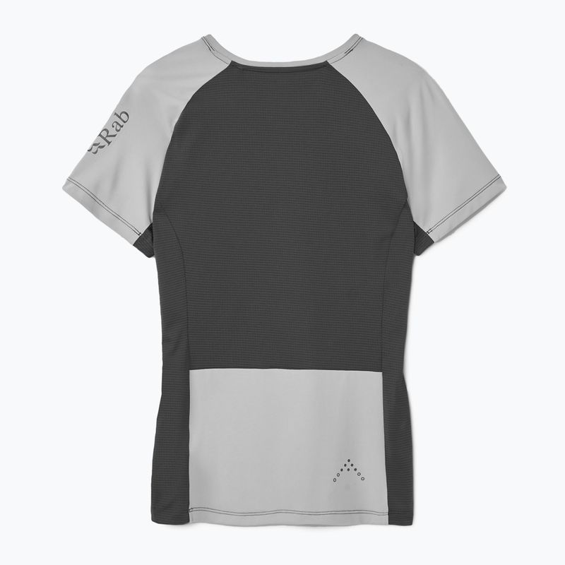 Koszulka damska Rab Trail Tee dark pewtwer/graphene 2