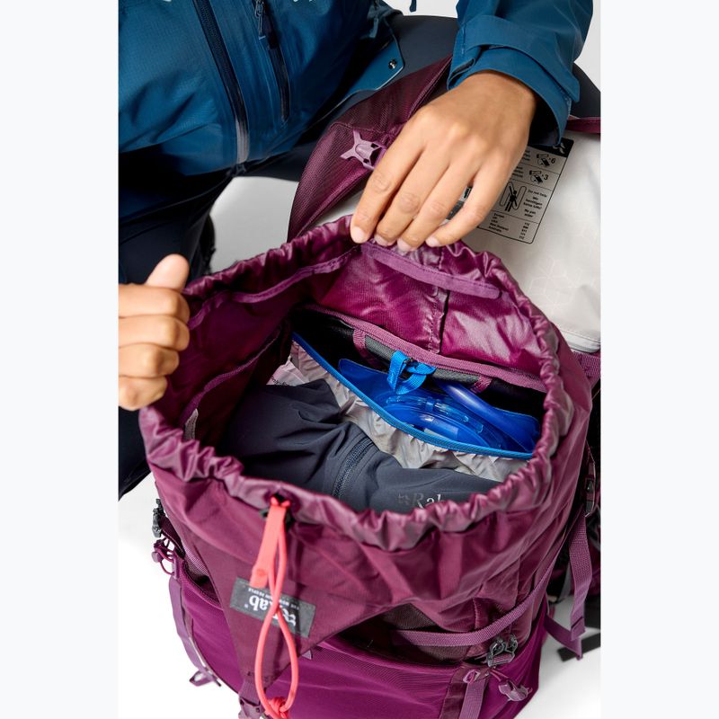 Plecak turystyczny damski Rab Exion 35 l mulberry 14