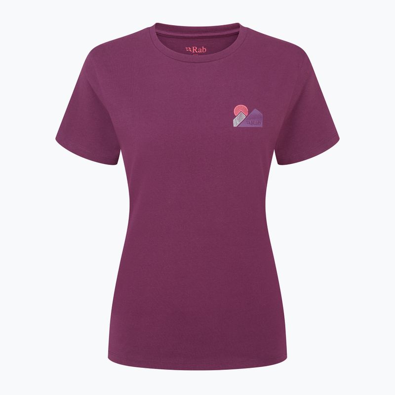 Koszulka damska Rab Tuku Vista Tee mulberry