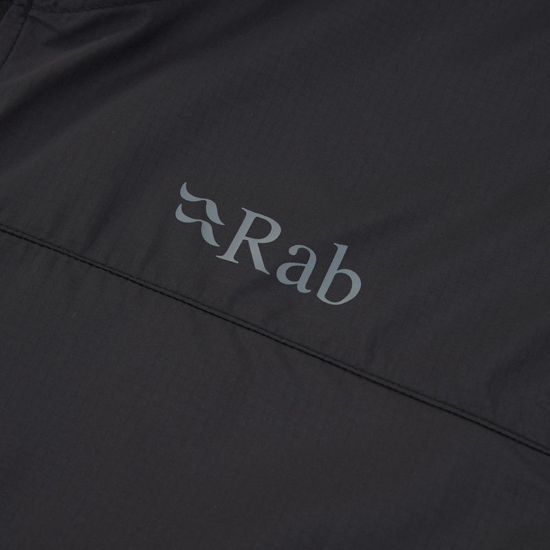 Kurtka przeciwiatrowa męska Rab Windgather Hoody black 3