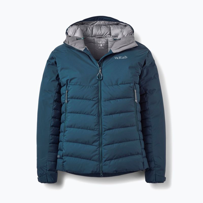 Kurtka puchowa męska Rab Infinity Windstopper Hoody tempest blue 4