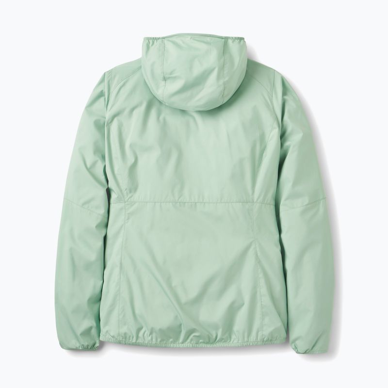 Kurtka przeciwiatrowa damska Rab Windgather Hoody fig green 2