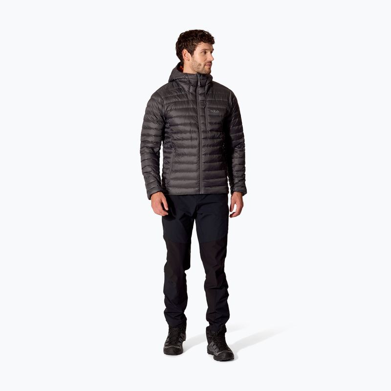 Kurtka puchowa męska Rab Microlight Alpine Hoody graphene 2
