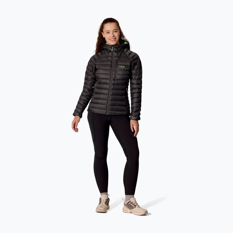 Kurtka puchowa damska Rab Microlight Alpine Hoody graphene 2